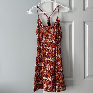 Outdoor Voices | exercise dress in paprika blooms
